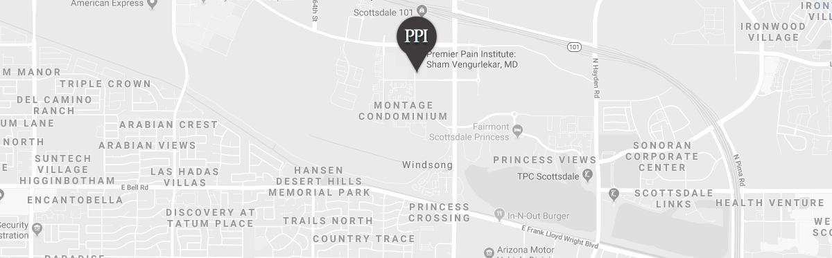 Practice Location of Sham M. Vengurlekar, MD - Premier Pain Institute